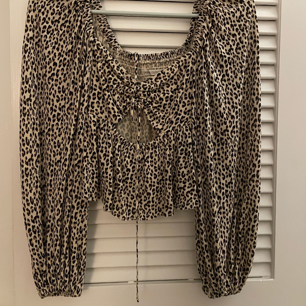 Urban Outfitters Cheetah Top